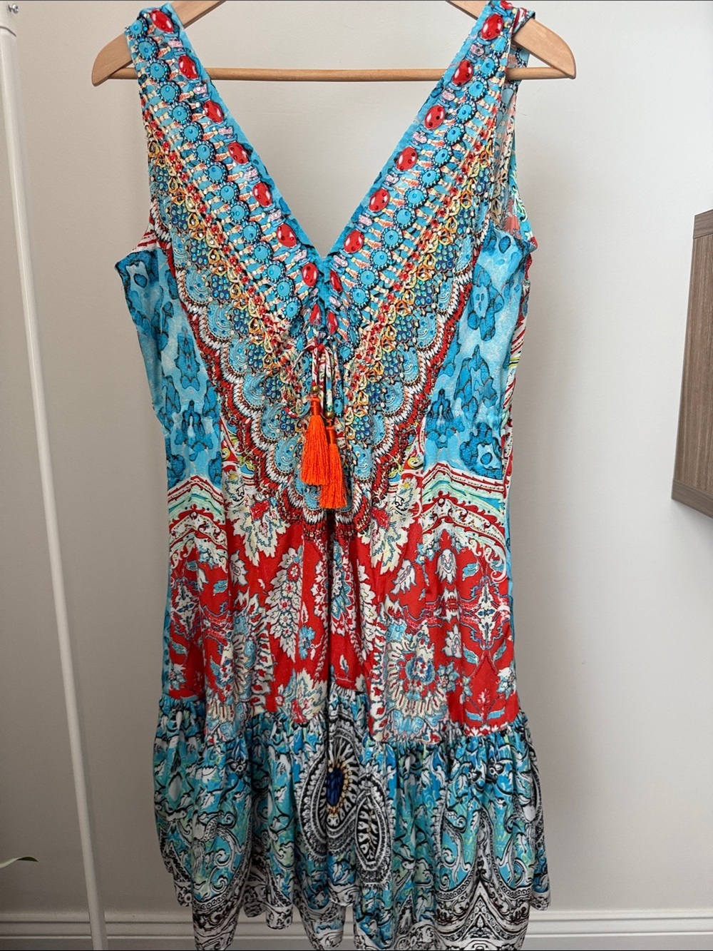 La Moda Sunset Resort Beach Coverup Dress Size L/ Xl — image 2 of 6